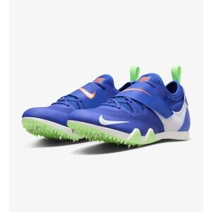 NIKE Pole Vault PV Elite Track Field Spikes Size 4.5 AA1204-400. Blue